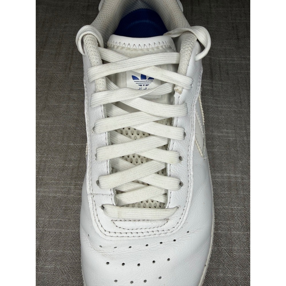 Adidas 3MC Boost Skate Shoes Mens 8.5 Triple White Leather Low Sneakers FV5951 - Picture 10 of 10